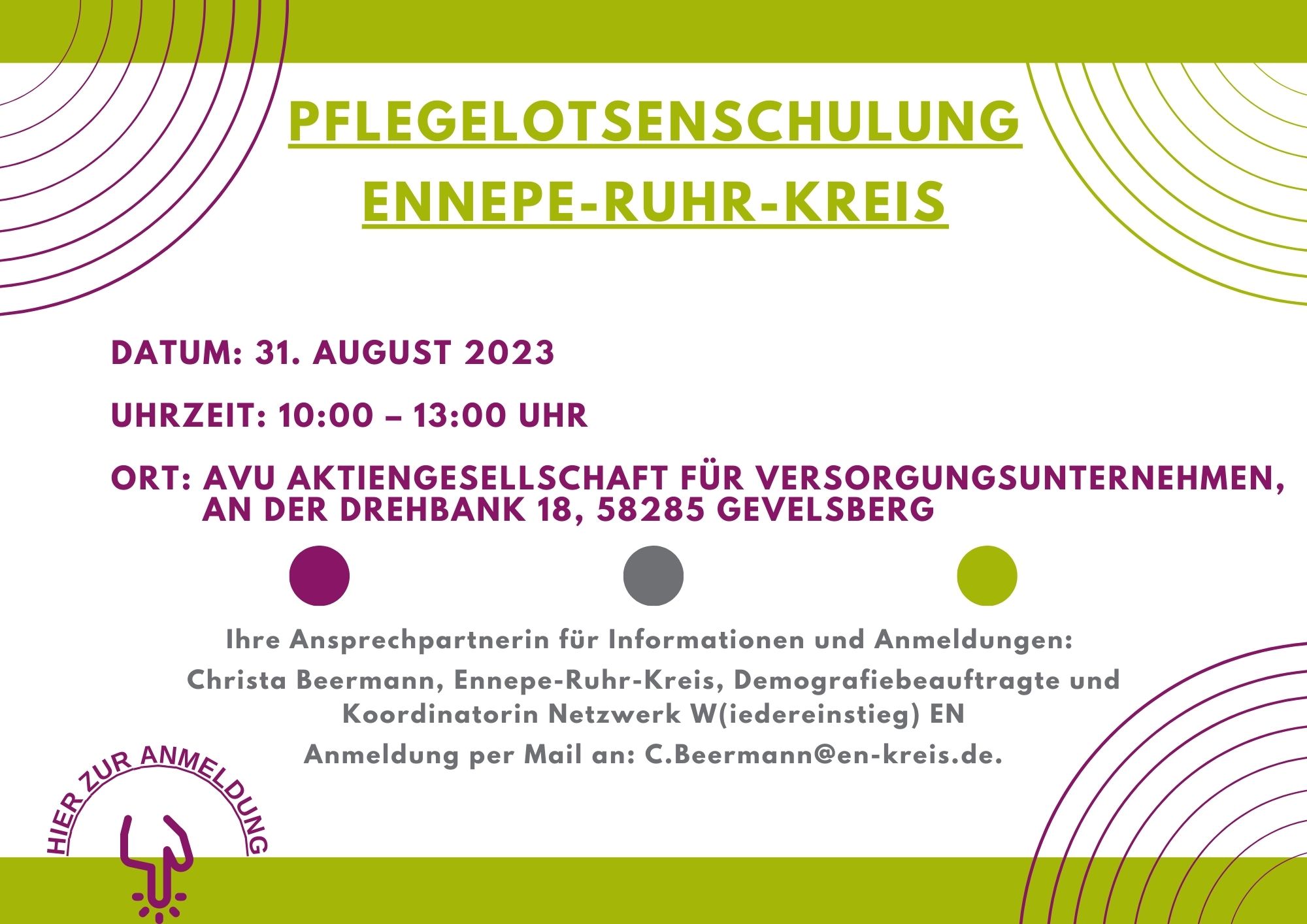 Pflegelotsenschulung für Unternehmen im Ennepe-Ruhr-Kreis 
